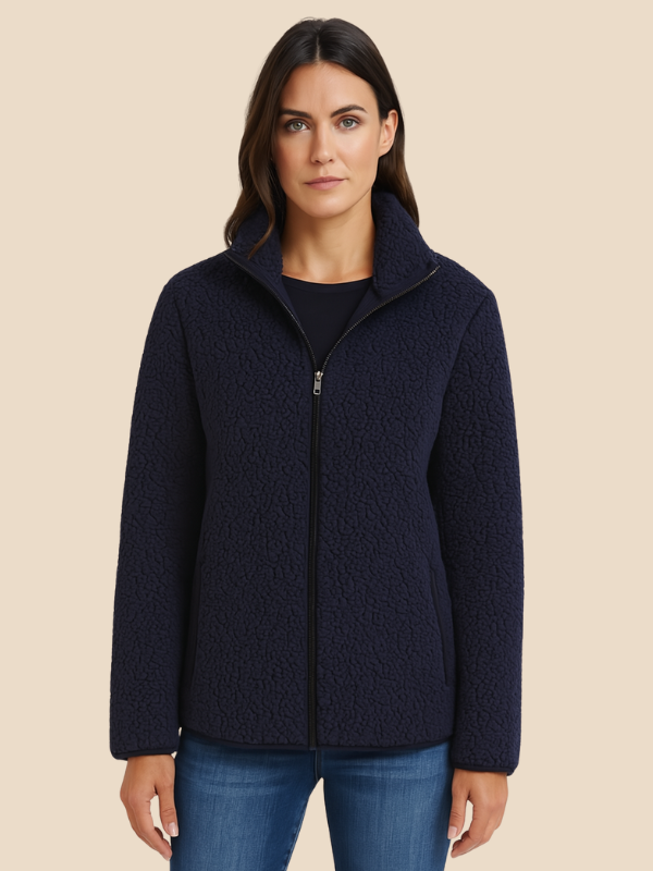 Damen Fleecejacke mit Reißverschluss