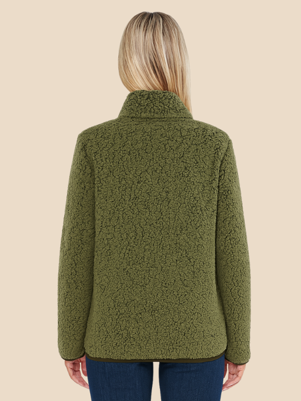 Damen Fleecejacke mit Reißverschluss