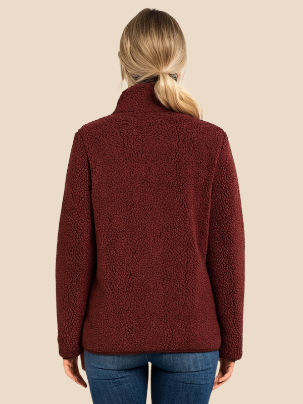 Damen Fleecejacke mit Reißverschluss