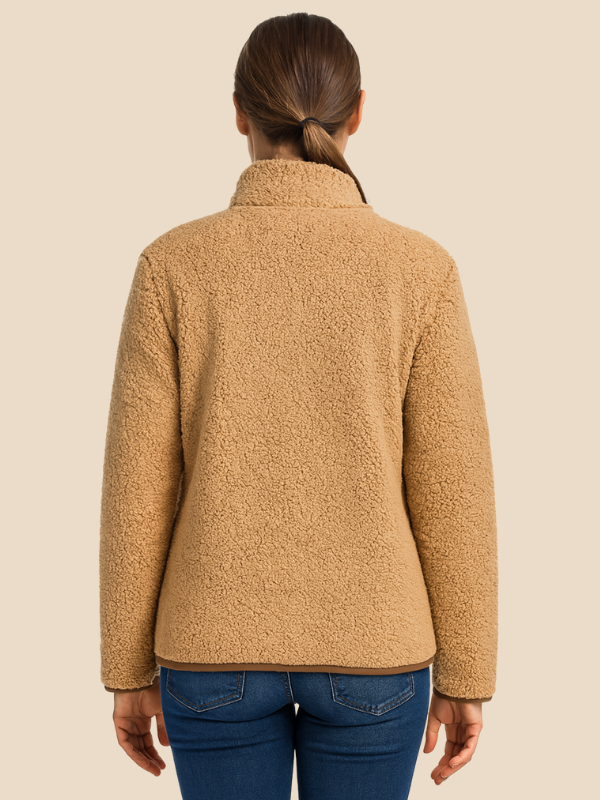 Damen Fleecejacke mit Reißverschluss