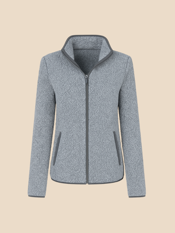 Damen Fleecejacke mit Reißverschluss