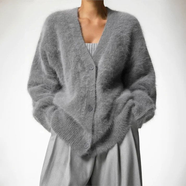 Damen-Cardigan aus Kaschmir mit offenem Design