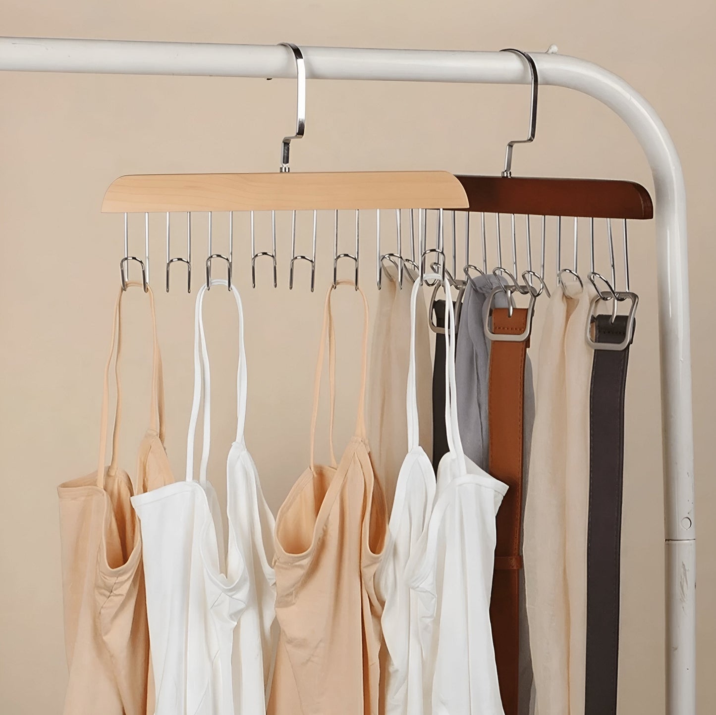 Drehbarer Mehrzweck-Aufhänger – Platzsparender Kleider- und Accessoire-Rack