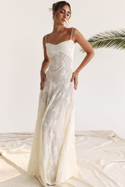 Damen-Maxikleid Kyndall mit offenem Rücken