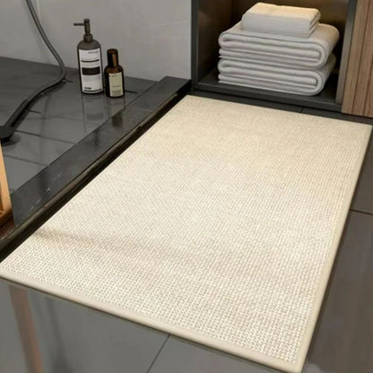 Velora Premium Badmatte – Geflochten & Rutschfest für Komfort und Sicherheit