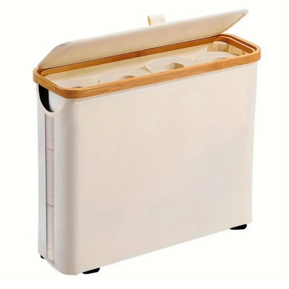 Eleganter Bambus Toilettenpapierhalter – Ordnung und Stil fürs Bad