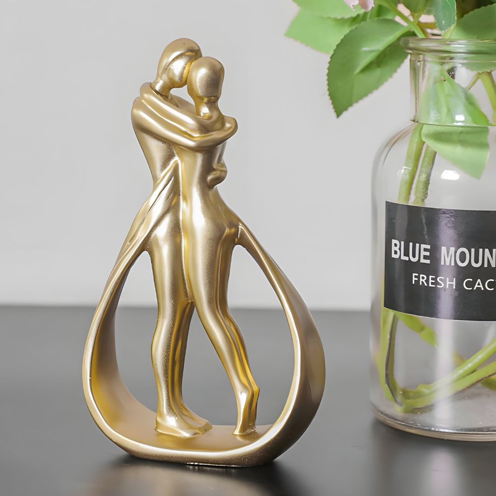 Amora Silhouette Skulptur – Moderne Resin-Figur für Liebe & Verbundenheit