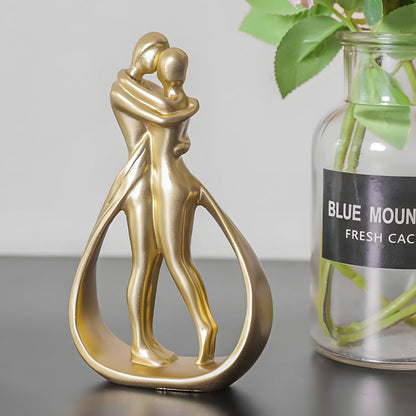 Amora Silhouette Skulptur – Moderne Resin-Figur für Liebe & Verbundenheit