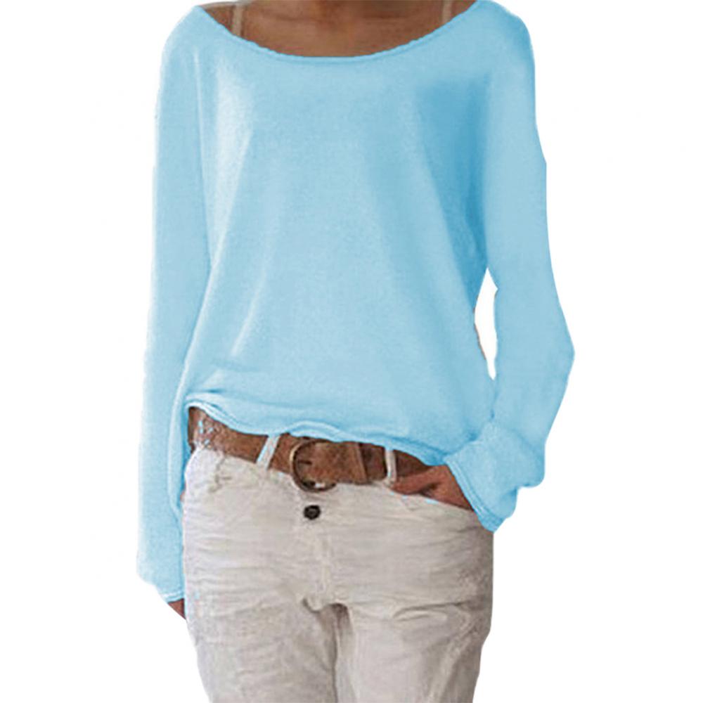 Damen-Feinstrickpullover mit Rundhalsausschnitt aus Viskosemischung