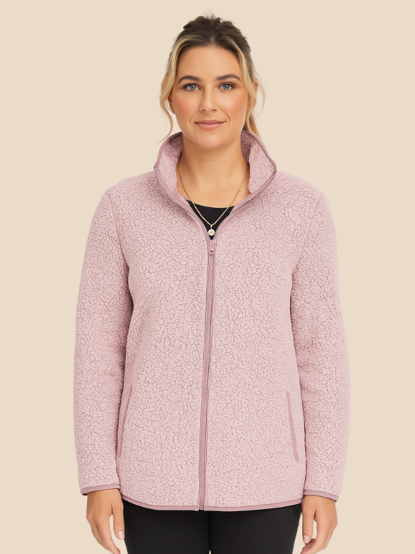 Damen Fleecejacke mit Reißverschluss