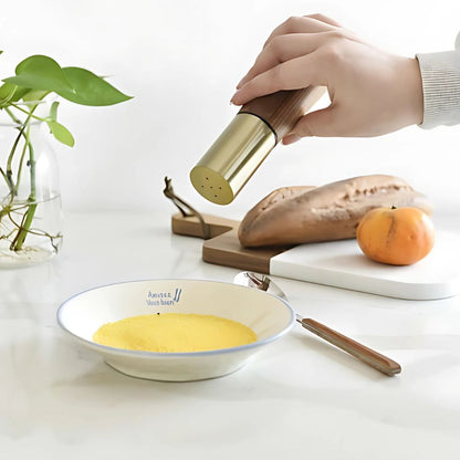 Aurora Wooden Spice Mill – Precise Grinding with Style