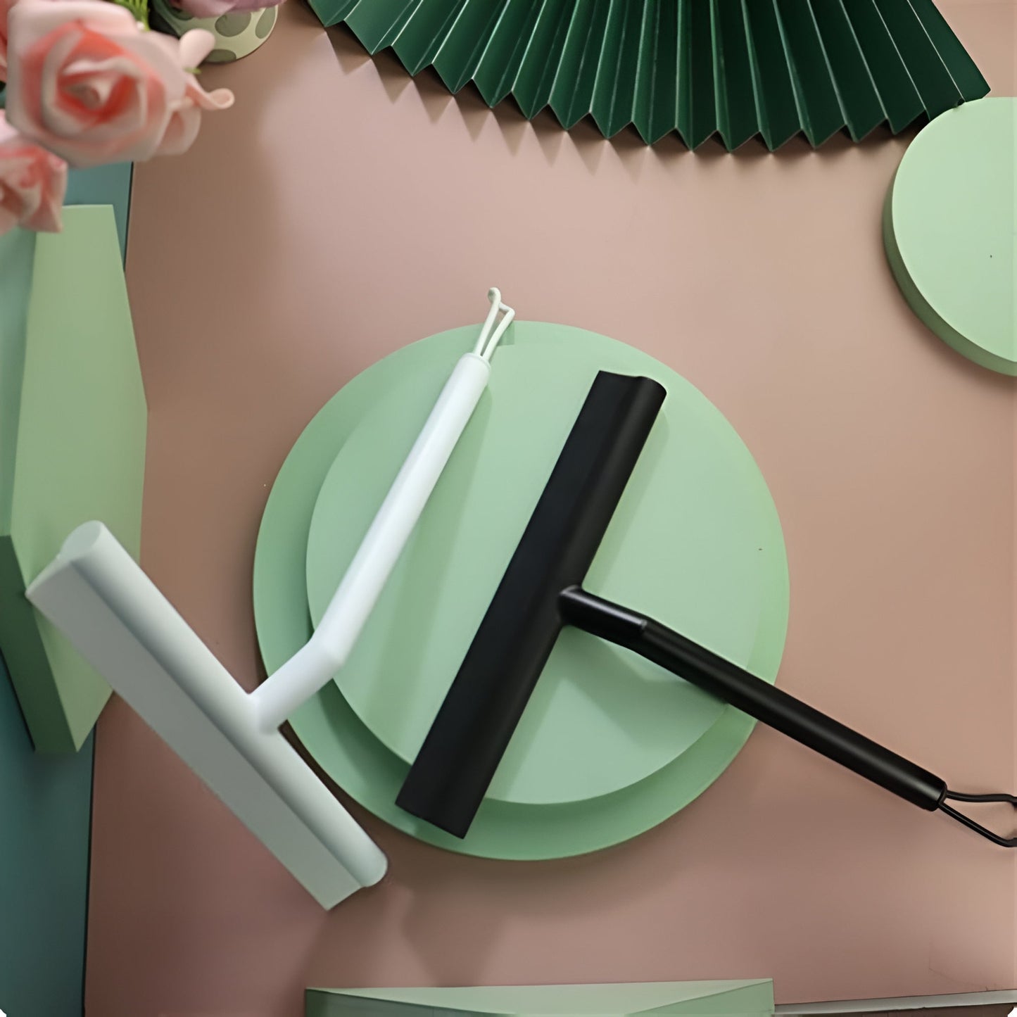 Aquara Silikon-Abzieher – Ergonomische Premium Dusch- und Fensterhilfe