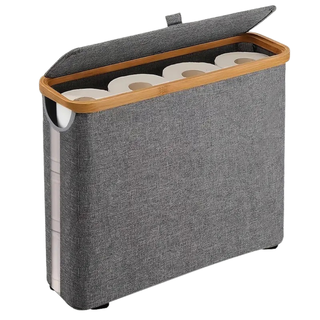 Eleganter Bambus Toilettenpapierhalter – Ordnung und Stil fürs Bad