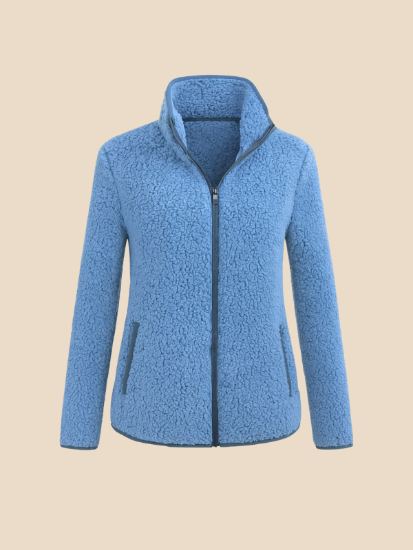 Damen Fleecejacke mit Reißverschluss