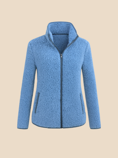 Damen Fleecejacke mit Reißverschluss