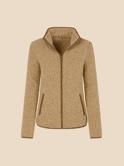 Damen Fleecejacke mit Reißverschluss