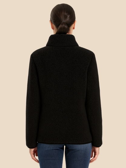 Damen Fleecejacke mit Reißverschluss