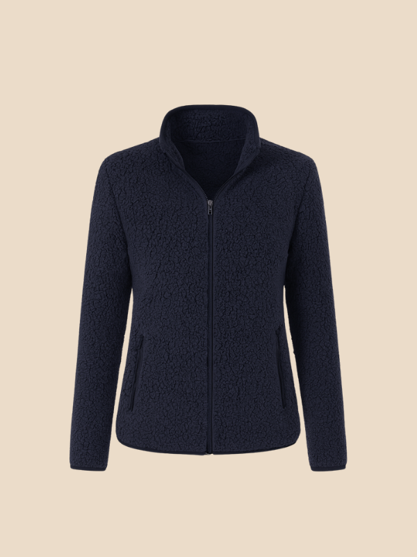 Damen Fleecejacke mit Reißverschluss