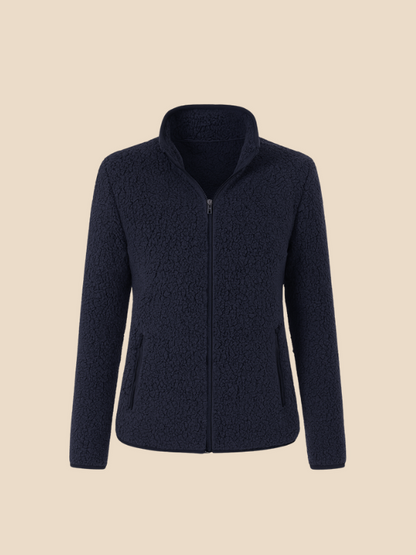 Damen Fleecejacke mit Reißverschluss