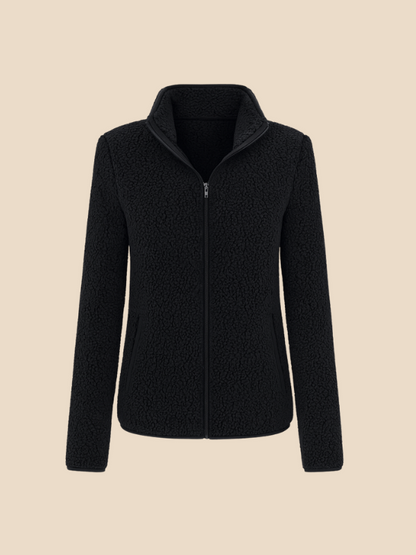 Damen Fleecejacke mit Reißverschluss