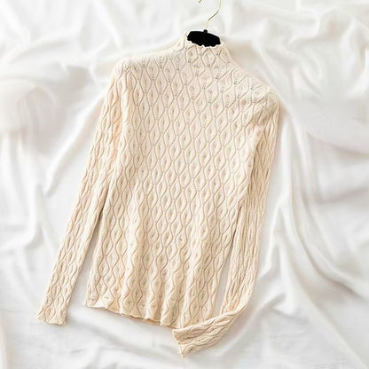 Kaschmir-Mischung Rollkragenpullover für Damen