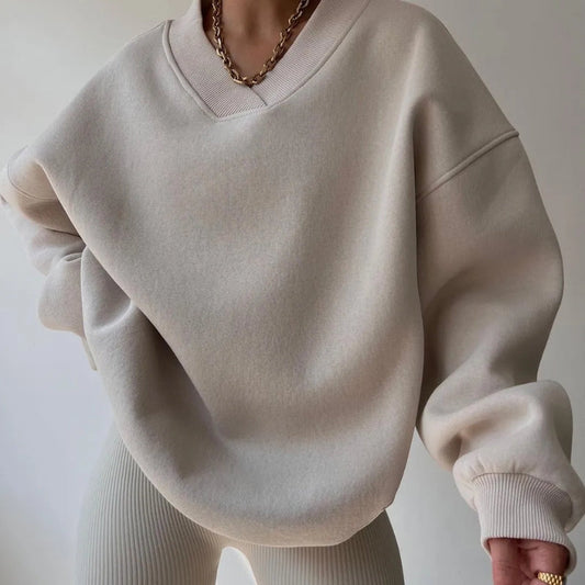 Oversize Pullover aus weichem Stoff für Damen und Herren