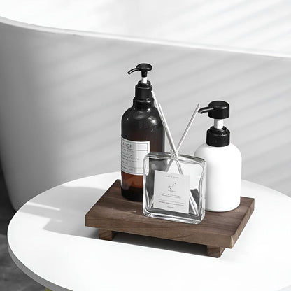 Lumina Wooden Presentation Pedestal – Elegance for Home and Bathroom
