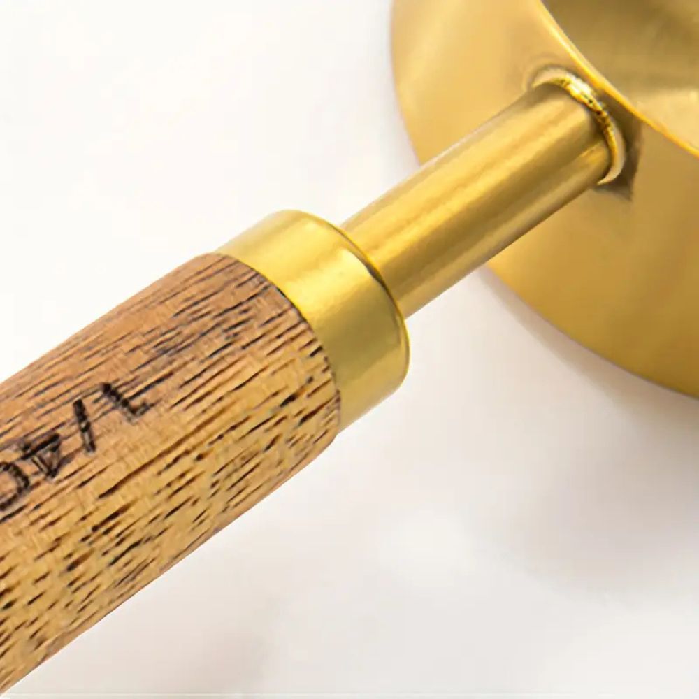 Aurora Messlöffel-Set – 4-teilig aus Edelstahl mit Holzgriff