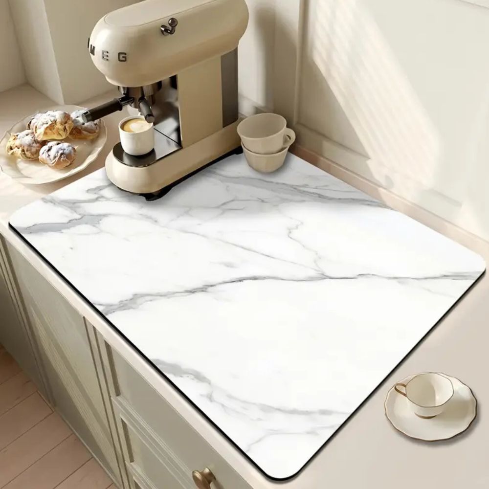 Marmoré Premium Geschirrtrocknungsmatte – Stilvoll & Funktional für Ihre Küche