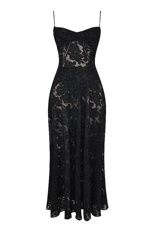 Damen-Maxikleid Kyndall mit offenem Rücken