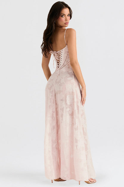 Damen-Maxikleid Kyndall mit offenem Rücken