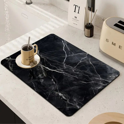 Marmoré Premium Geschirrtrocknungsmatte – Stilvoll & Funktional für Ihre Küche
