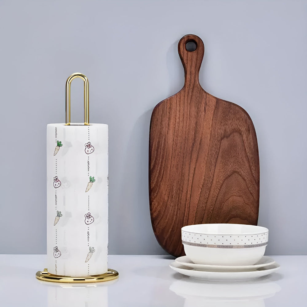 Stilvoller Eisen-Servietten- und Küchenrollenhalter – Robust & Modern