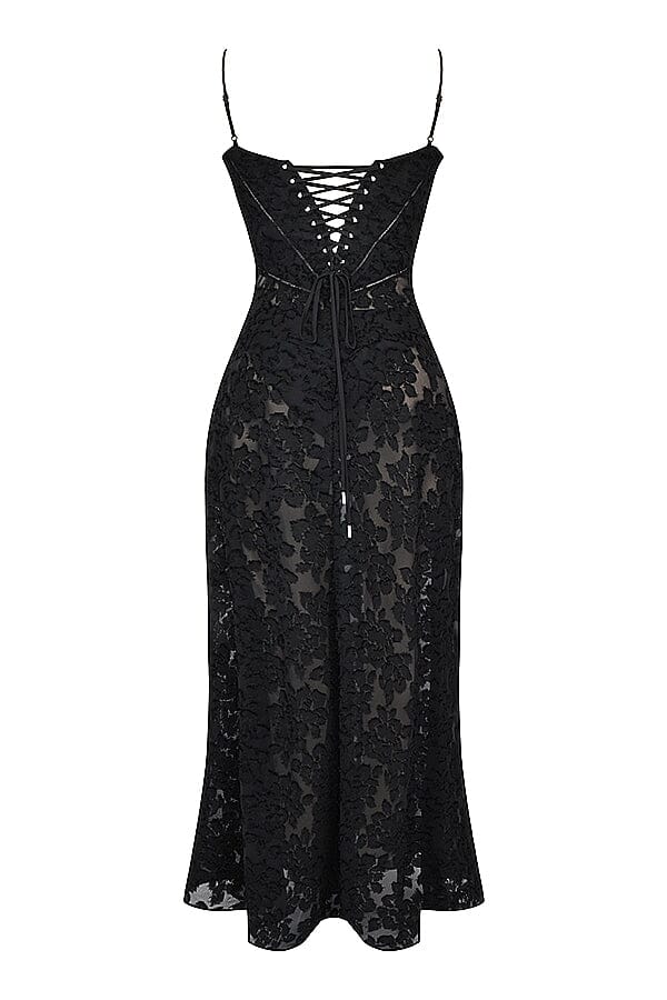 Damen-Maxikleid Kyndall mit offenem Rücken