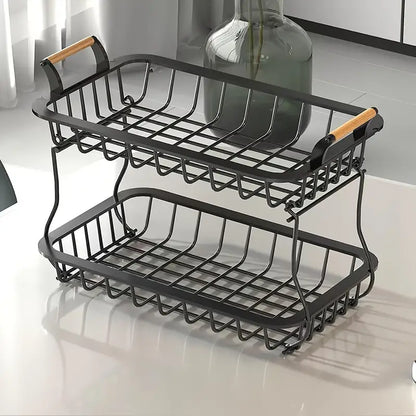 Vitaria Élite Obst-Organizer – Zweistufiges Design für stilvolle Küche