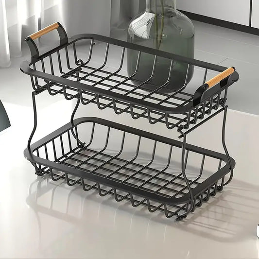 Vitaria Élite Obst-Organizer – Zweistufiges Design für stilvolle Küche