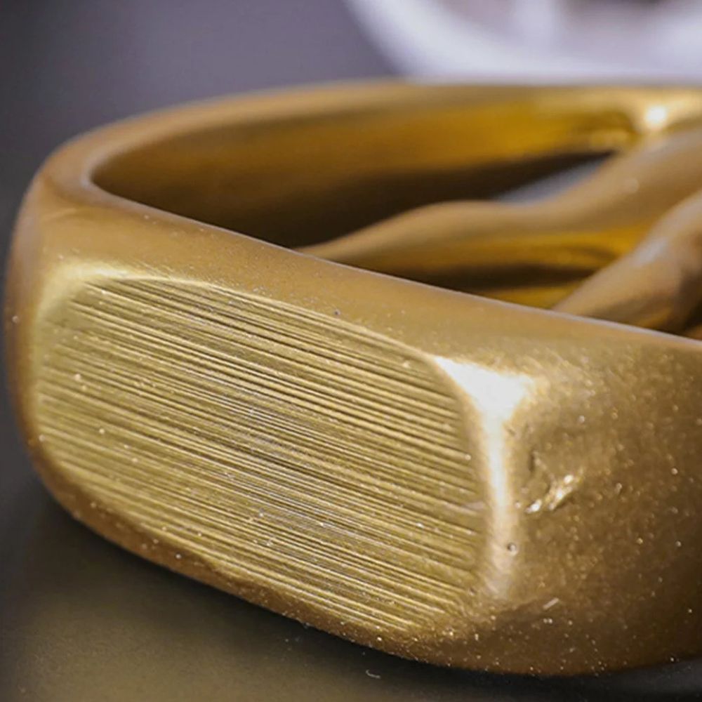 Amora Silhouette Skulptur – Moderne Resin-Figur für Liebe & Verbundenheit