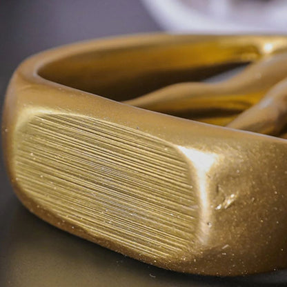 Amora Silhouette Skulptur – Moderne Resin-Figur für Liebe & Verbundenheit