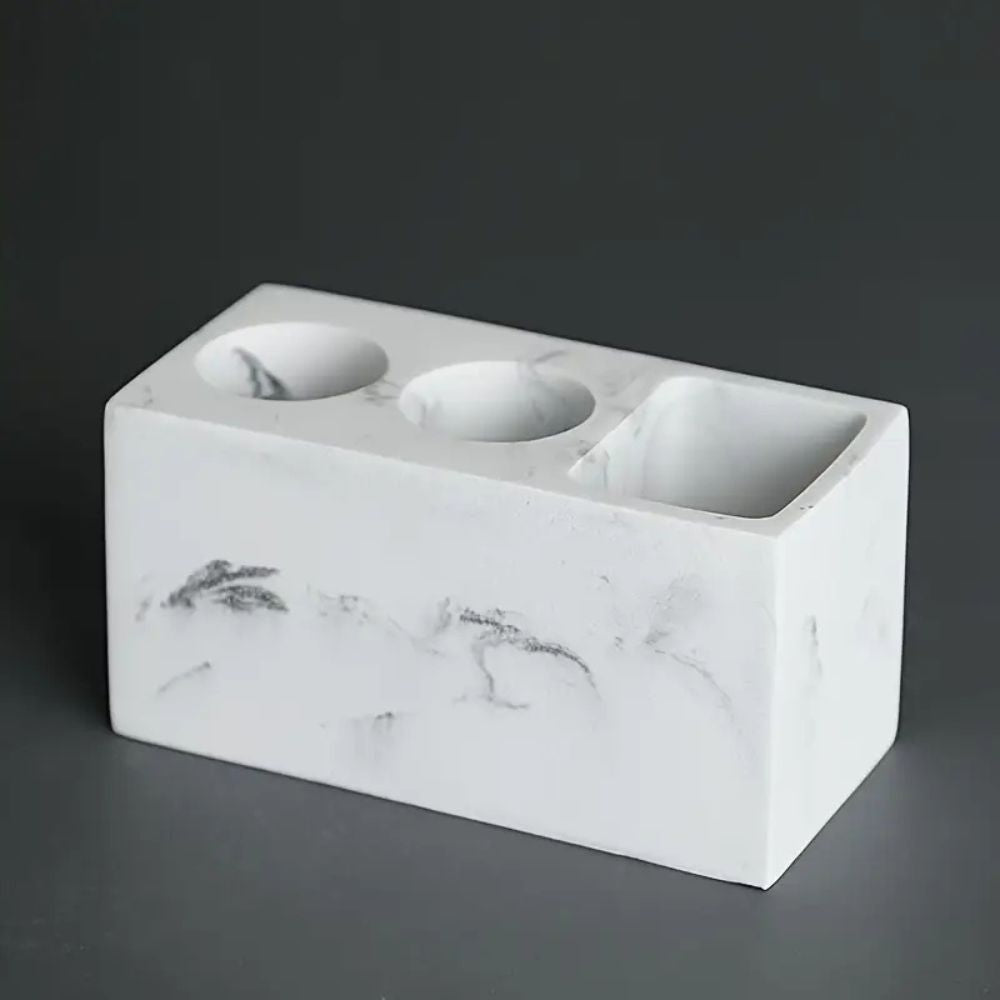 Resina Doppel-Zahnbürstenhalter – Stilvoll & Funktional