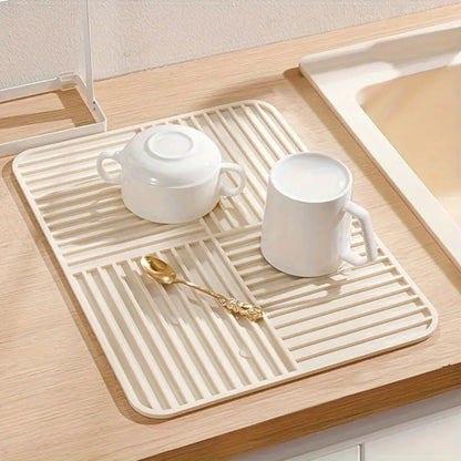 FlexiGrip Premium Silikon-Trockenmatte – Multifunktional & Platzsparend