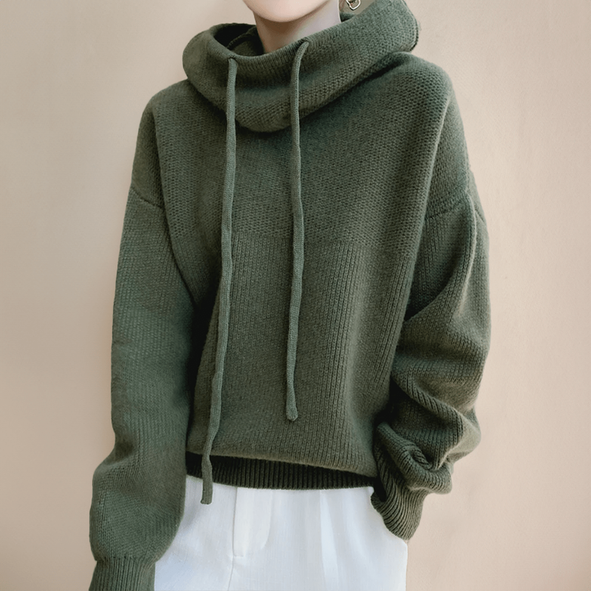 Damen Rollkragenpullover aus Merinowolle