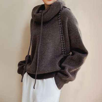 Damen Rollkragenpullover aus Merinowolle