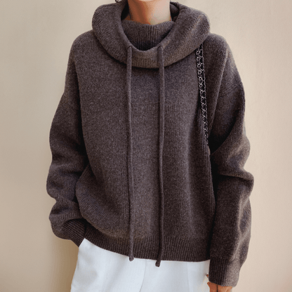 Damen Rollkragenpullover aus Merinowolle