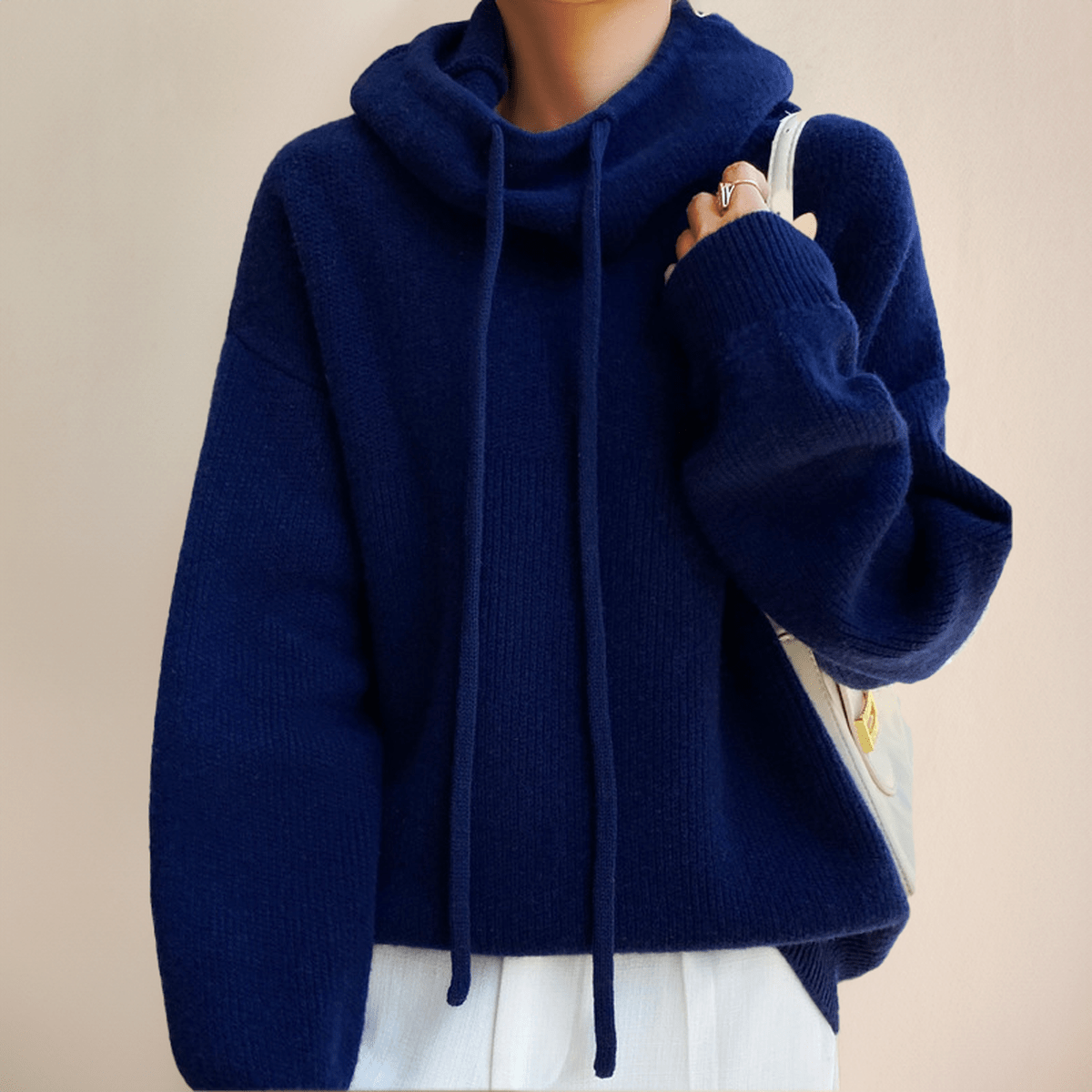 Damen Rollkragenpullover aus Merinowolle