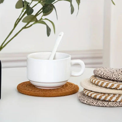 Liora Geflochtene Untersetzer – 8-teiliges Set