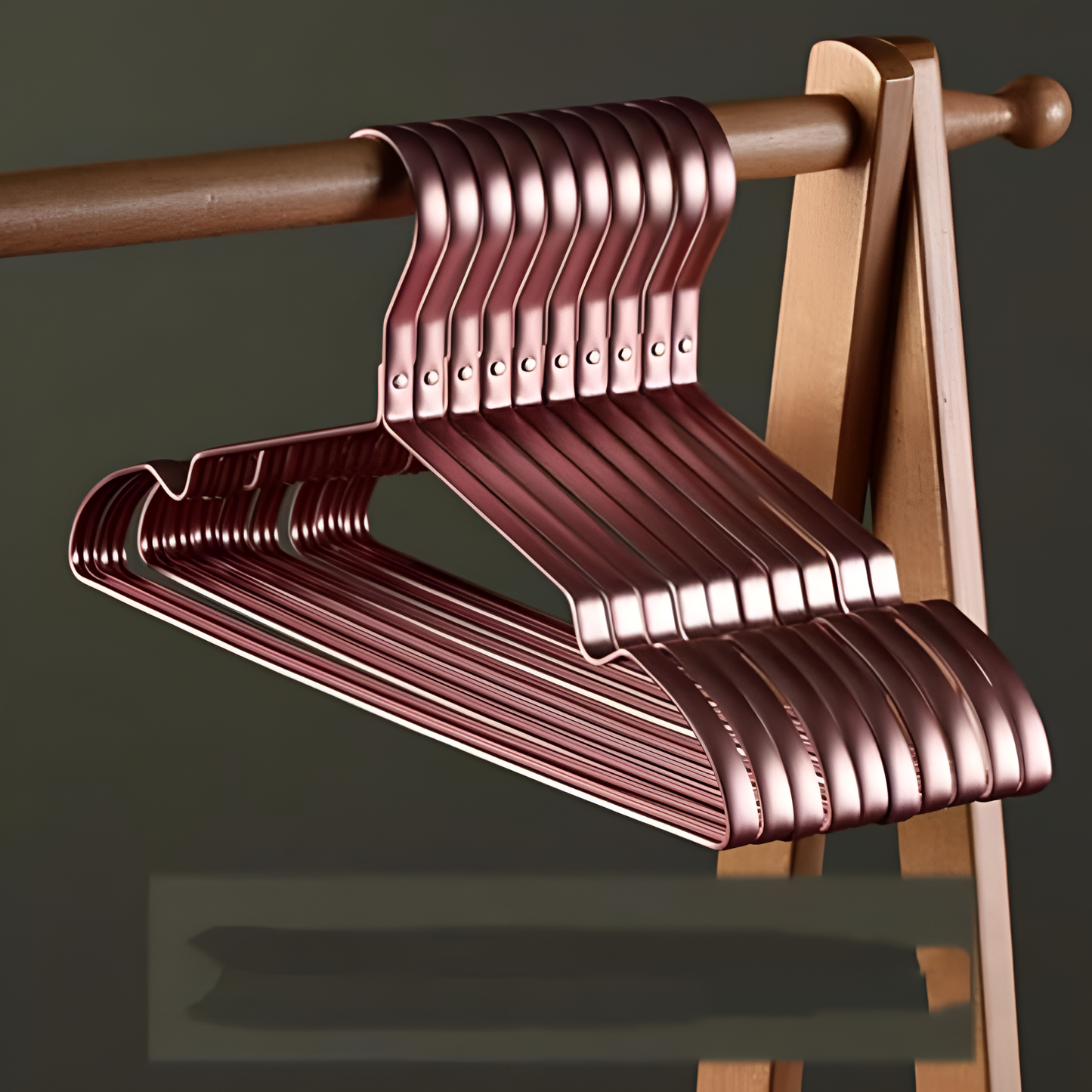 Alumero Aluminium Kleiderbügel – Rutschfest & Platzsparend