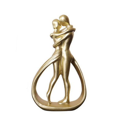 Amora Silhouette Skulptur – Moderne Resin-Figur für Liebe & Verbundenheit