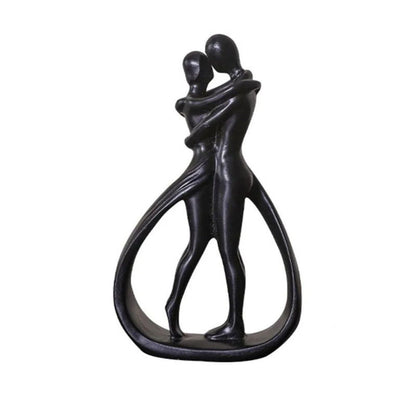 Amora Silhouette Skulptur – Moderne Resin-Figur für Liebe & Verbundenheit