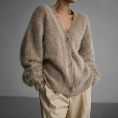 Damen-Cardigan aus Kaschmir mit offenem Design